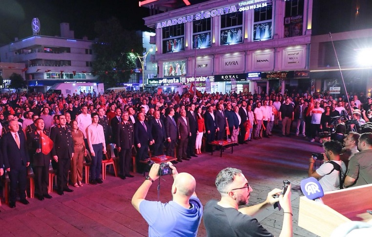Erzincan’da 15 Temmuz Demokrasi ve Milli Birlik Günü nedeniyle il