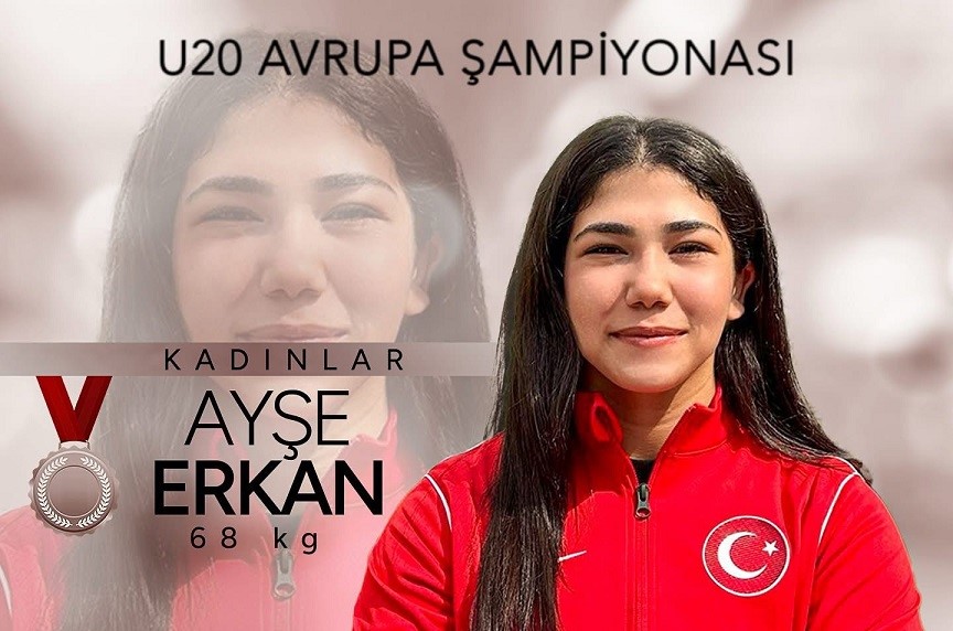 İtalya’nın Caorle kentinde düzenlenen U20 Avrupa Güreş Şampiyonası’nda kadınlar 68
