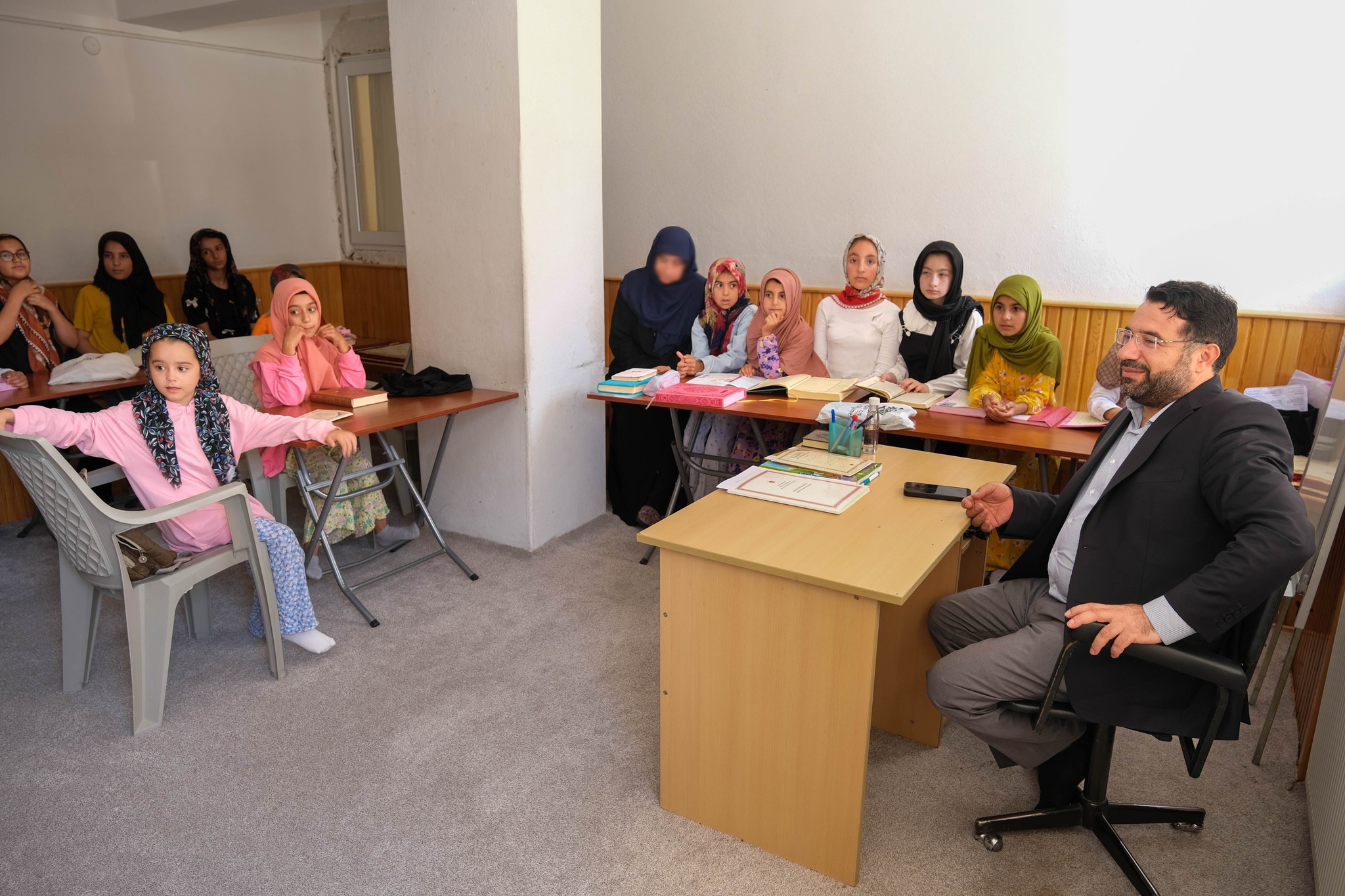 Erzincan İl Müftüsü İsmail Fakirullahoğlu, Halitpaşa Kardeşler Camii’nde devam eden