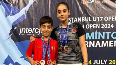 Avrupa Şampiyonu Aleyna Korkut'un izinden giden kardeşi Atakan Ömer, İstanbul'daki