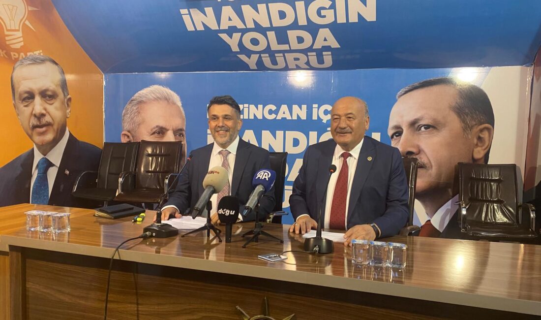 AK Parti Erzincan İl Başkanı Alpay Kabadayı ve Milletvekili Süleyman