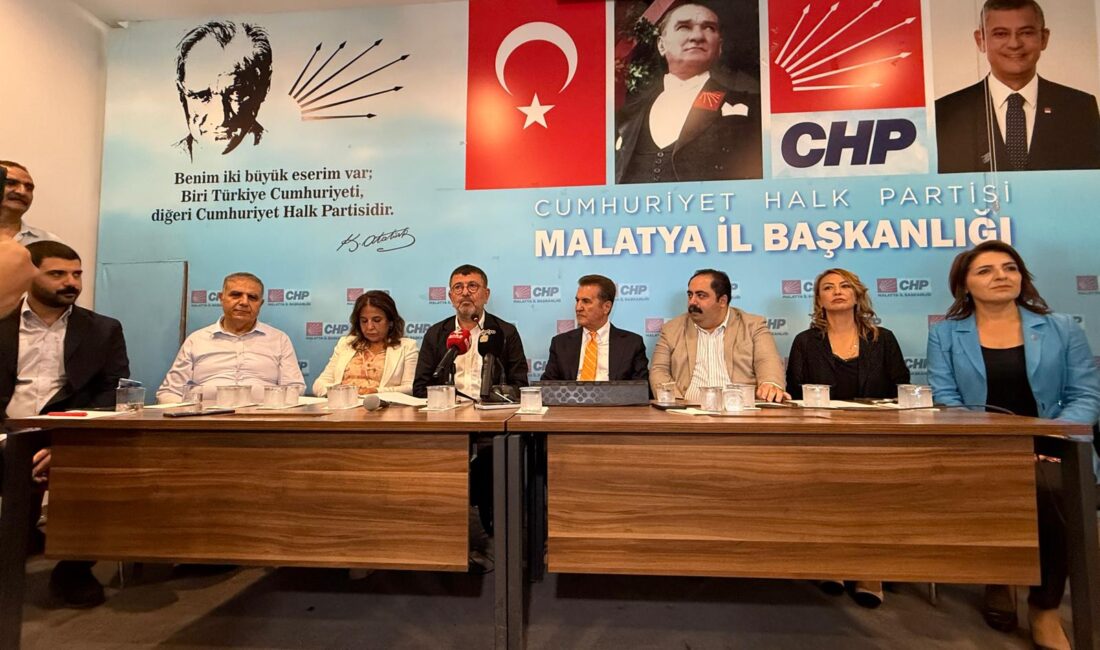 CHP’nin 81 ilde başlattığı saha çalışmaları kapsamında Malatya’ da bulunan