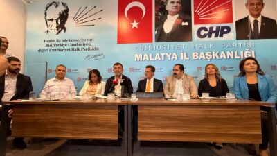 CHP’nin 81 ilde başlattığı saha çalışmaları kapsamında Malatya’ da bulunan