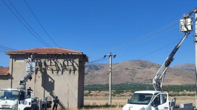 Erzincan Organize ve Sanayi Bölgesinde elektrik bakın ve onarımı planlı