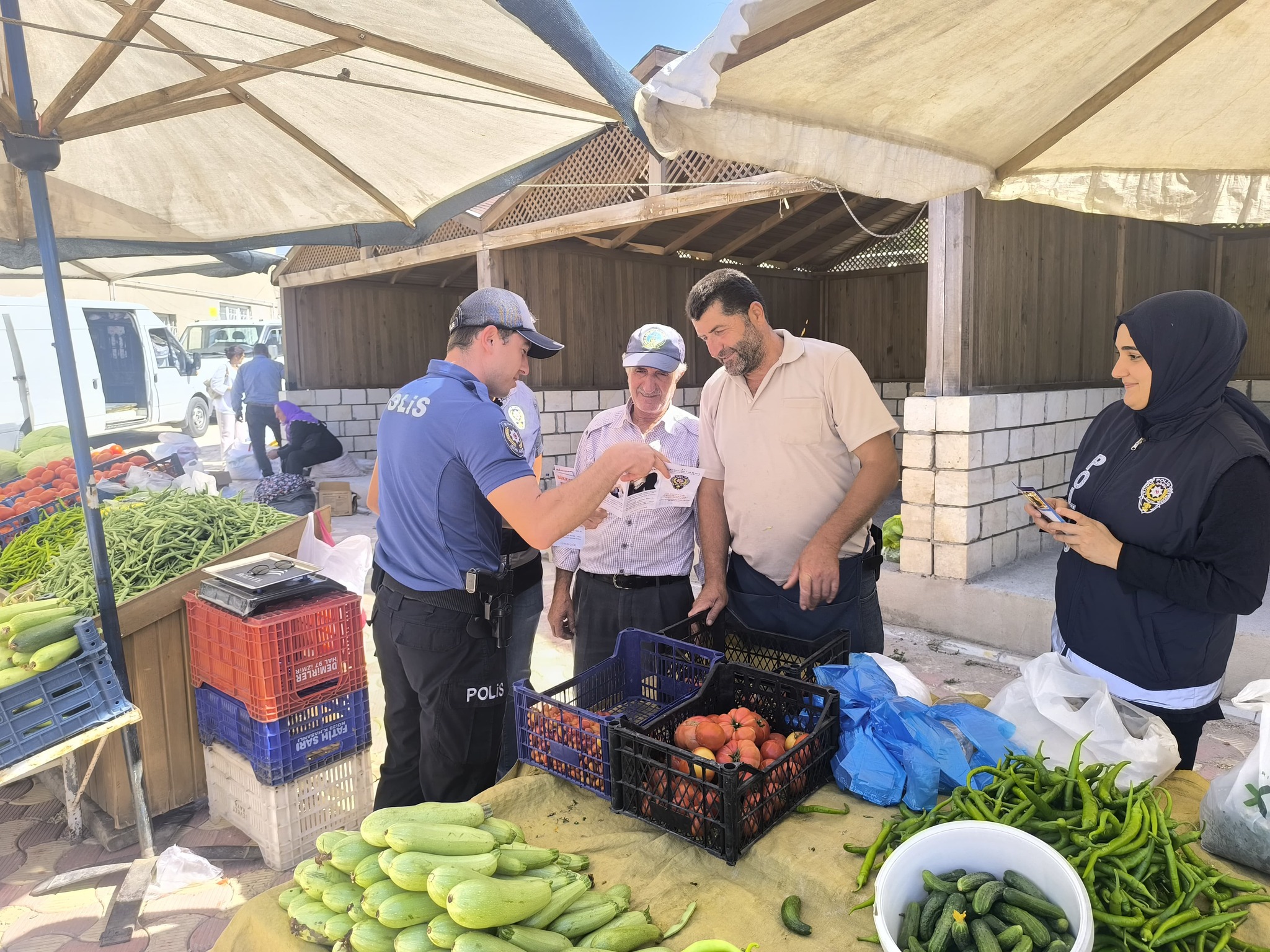 Erzincan İl Emniyet Müdürlüğü Tercan İlçe Emniyet Müdürlüğü personelleri ilçede