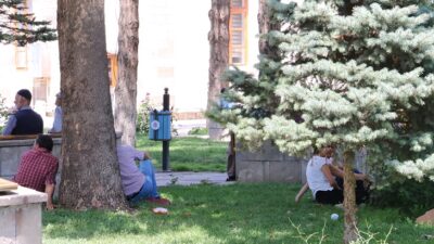 Havaların mevsim normalleri üzerinde, seyretmesi nedeniyle sıcaklardan bunalan kimi Erzincan