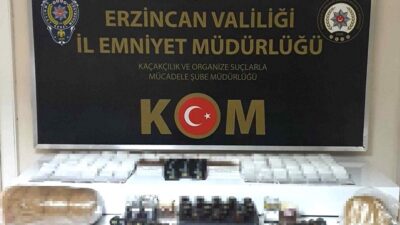 Kaçakçılara yönelik çalışmalarını aralıksız sürdüren Erzincan Polisi yaptığı uygulamada bir