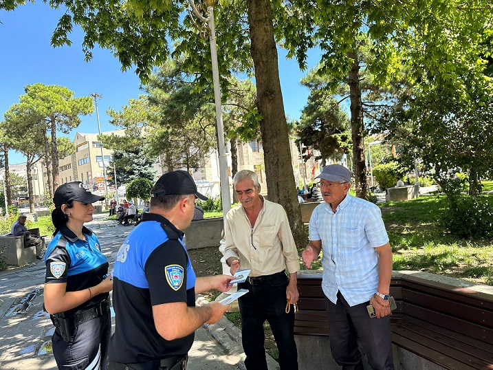 Erzincan İl Emniyet Müdürlüğü Toplum Destekli Polislik Şube Müdürlüğü personelleri