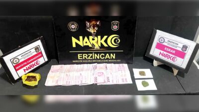 Uyuşturucu ile mücadelesini aralıksız sürdüren Erzincan Polisi gerçekleştirdiği çalışma kapsamında,