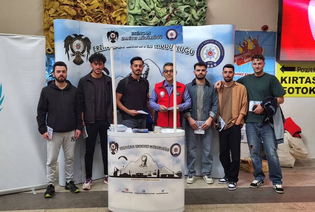 Erzincan İl Emniyet Müdürlüğü Terörle Mücadele Şube Müdürlüğü personeli Erzincan