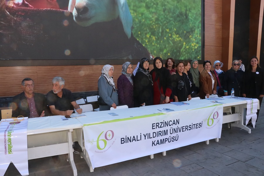 Erzincan Binali Yıldırım Üniversitesi (EBYÜ) 60 yaş üstü bireylere üniversite