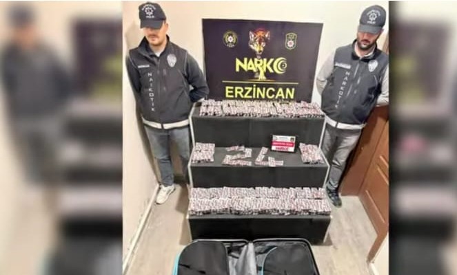 Uyuşturucu ile mücadelesini aralıksız sürdüren Erzincan Polisi gerçekleştirdiği çalışma kapsamında,