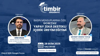 TİMBİR Akademi, Erim Onan ve Mehmet Erdem Tokuş’un katılımıyla basın