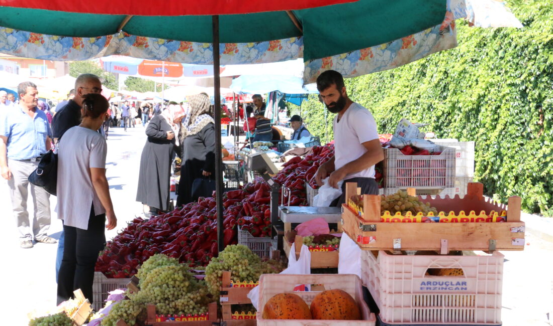 Erzincan’da Pazar esnafı, fiyat konusunda zor durumlara düşüyordu. Ancak yaz