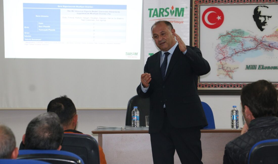 Erzincan’da sera varlığı hızla artarken, seracılık yapan üreticilere yönelik eğitimler