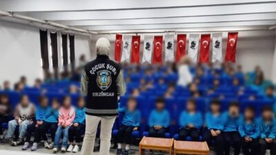 Erzincan İl Emniyet Müdürlüğü Çocuk Şube Müdürlüğü koordinesinde planlanan bilgilendirme