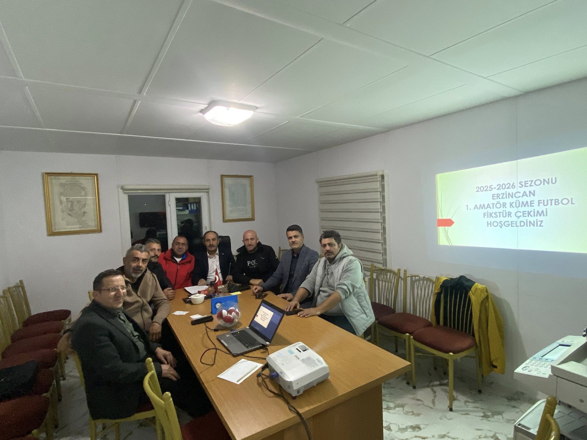 Erzincan 1. Amatör Küme 2025-2026 sezonu için fikstür çekimi Amatör