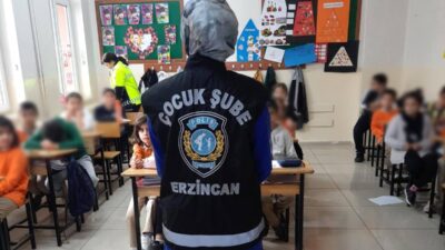 Erzincan İl Emniyet Müdürlüğü Çocuk Şube Müdürlüğü koordinesinde planlanan bilgilendirme