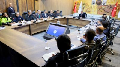 Erzincan Valisi Hamza Aydoğdu başkanlığında, "Kış Mevsimi Trafik Tedbirleri Koordinasyon