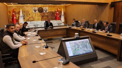 Erzincan Valisi Hamza Aydoğdu başkanlığında, Ergan Dağı Ağaçlandırma Toplantısı" düzenlendi.