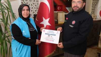 Türkiye Diyanet Vakfı Erzincan Şubesi Kadın Kolları tarafından Filistin-Gazze’deki kardeşleri