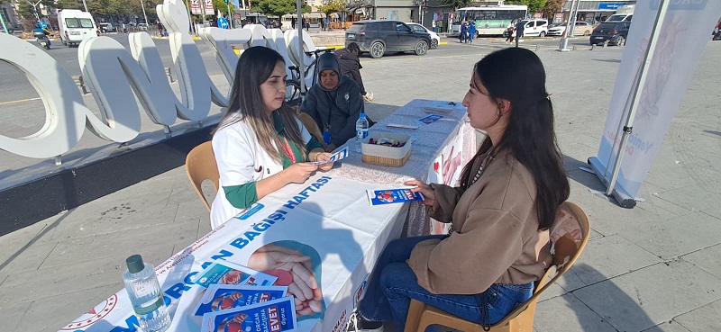 3–9 Kasım Organ Bağışı Haftası kapsamında Erzincan’da, organ bağışının önemine