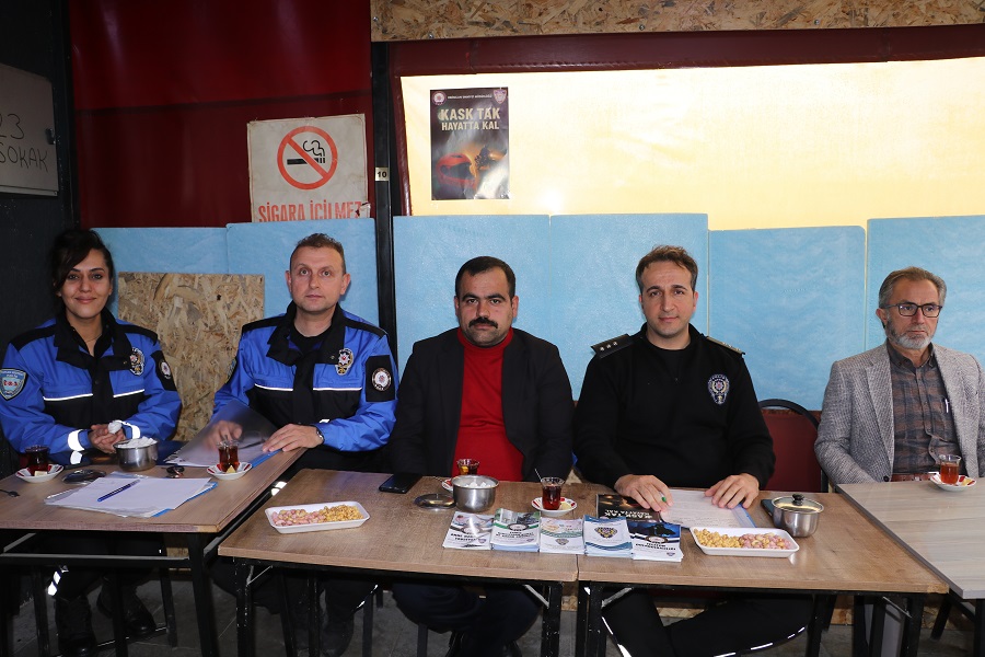 Erzincan İl Emniyet Müdürlüğü Toplum Destekli Polislik Şube Müdürlüğü ekipleri,
