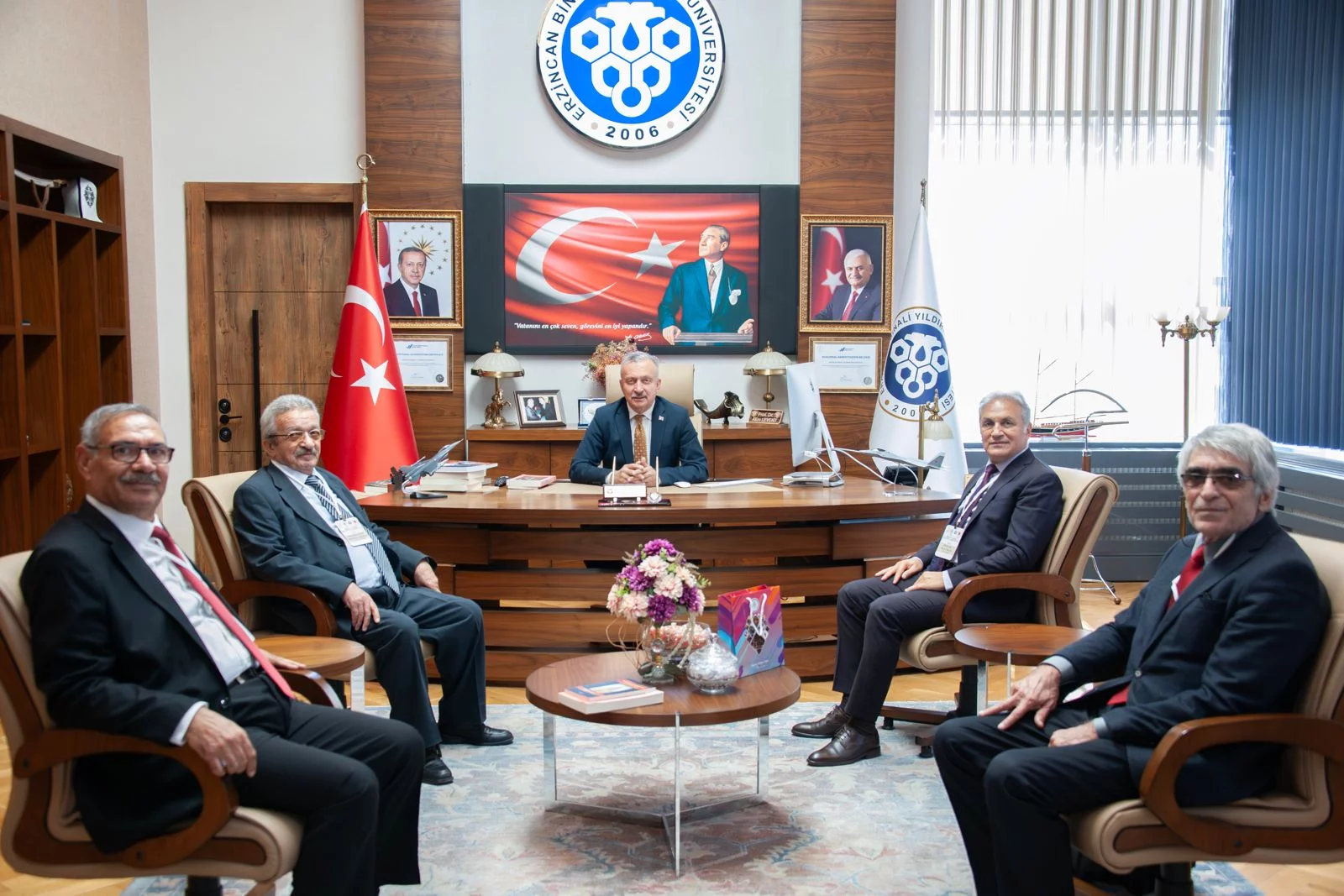 Kureyşan Ocağı ve Âşık Davut Sularî Sempozyumu dolayısıyla Erzincan’a gelen