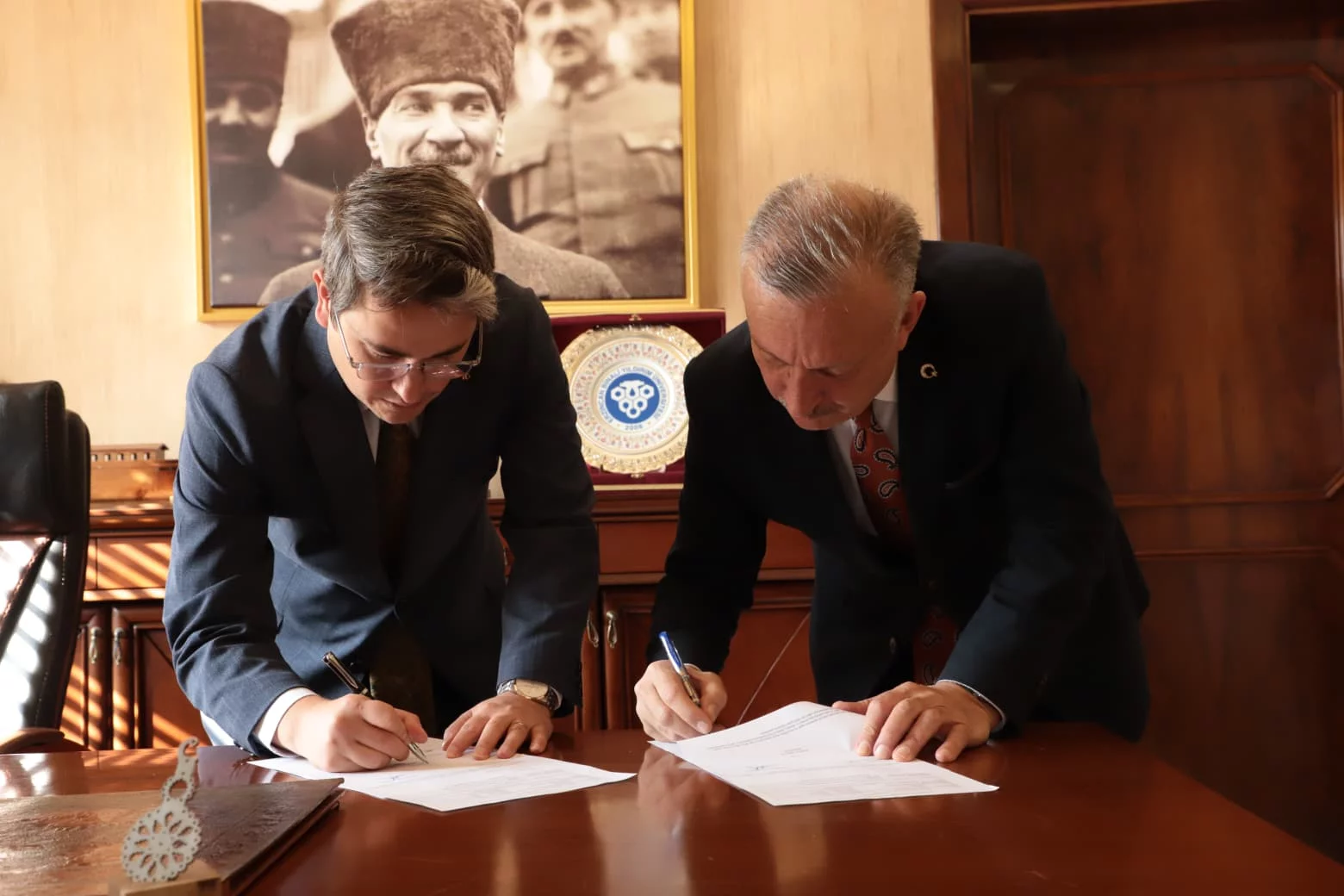 Erzincan Binali Yıldırım Üniversitesi Rektörü Prof. Dr. Akın Levent, Kemaliye’de