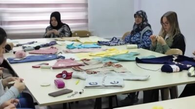 Erzincan Belediyesi tarafından kadınların el sanatları alanındaki becerilerini geliştirmeleri amacıyla