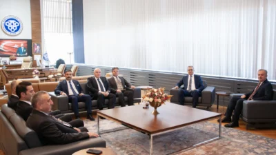 Erzurum’un adli yargı kurumlarının üst düzey temsilcileri, Erzincan Binali Yıldırım