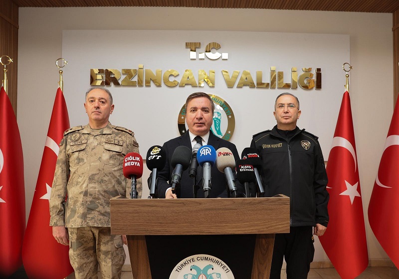 Erzincan Valisi Hamza Aydoğdu 2025 yılı Erzincan İl Genelinde meydana