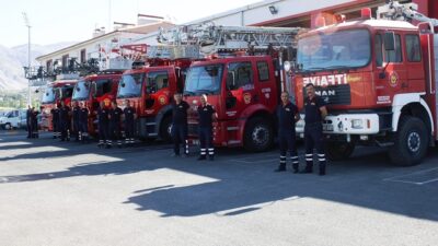 Erzincan Belediyesi İtfaiye Müdürlüğü 2025 yılında 4 Bin 287 olaya