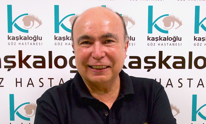 Kaşkaloğlu Göz Hastanesi Kurucusu Prof. Dr. Mahmut Kaşkaloğlu, kirpik diplerinde