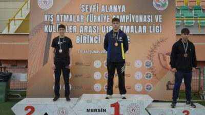 Erzincanlı sporcu Poyraz Aslan, Seyfi Alanya Atmalar Türkiye Şampiyonası’nda Cirit