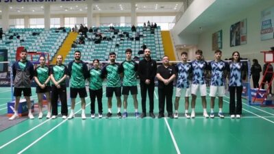 Ankara’da düzenlenen Badminton 1. Etap Süper Lig ve 1. Lig