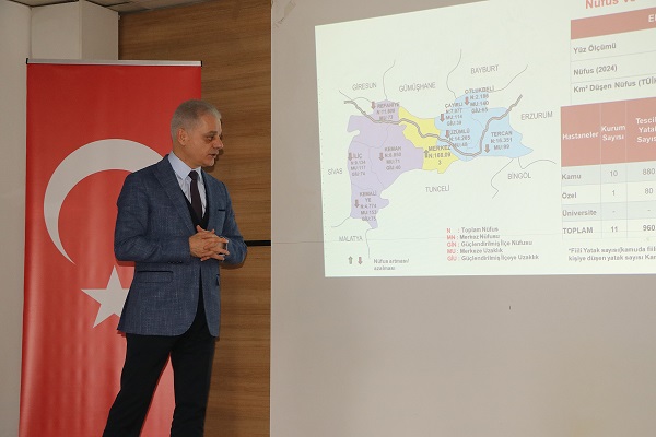 Erzincan Basını ile bir araya gelen İl Sağlık Müdürü Dr.