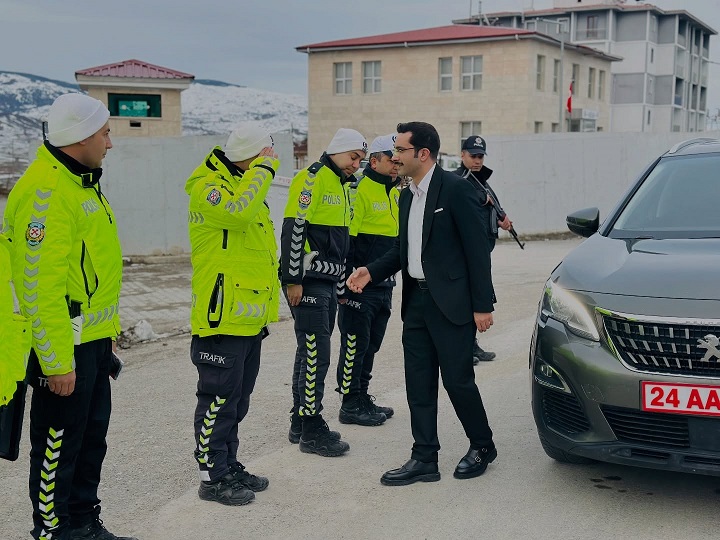 Refahiye İlçe Kaymakamı Halil İbrahim Köroğlu, Refahiye Bölge Trafik Denetleme