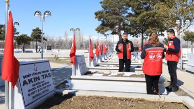 Vatanın bölünmez bütünlüğü ve milletin huzuru için canlarını feda eden