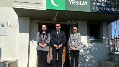 Erzincan İŞKUR İl Müdürü Ahmet Oran, Yeşilay Haftası münasebetiyle Yeşilay