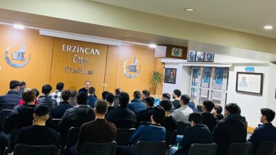 Ülkü Ocakları Erzincan İl Başkanlığı tarafından üniversite öğrencilerine yönelik olarak