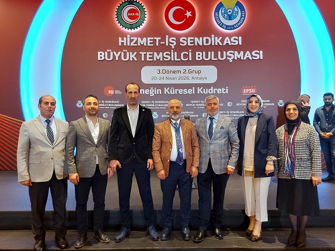 Hizmet-İş Sendikası tarafından düzenlenen 3. Dönem Büyük Temsilci Buluşması, Antalya’da