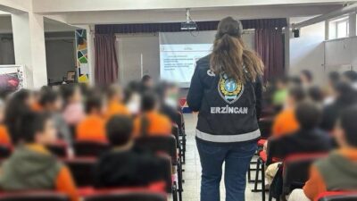 Erzincan İl Emniyet Müdürlüğü Çocuk Şube Müdürlüğü koordinesinde planlanan bilgilendirme