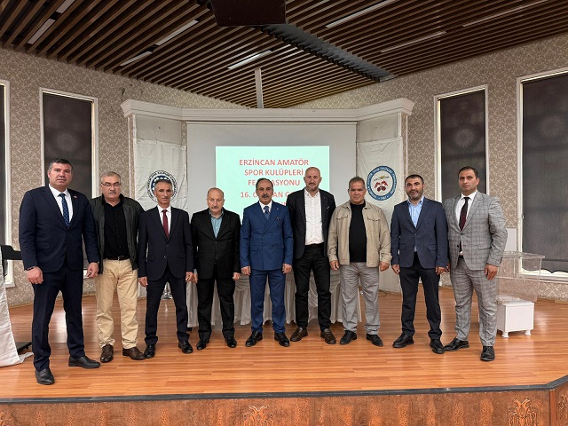 Erzincan Amatör Spor Kulüpleri Federasyonu’nun 16. Olağan Genel Kurulu gerçekleştirildi.