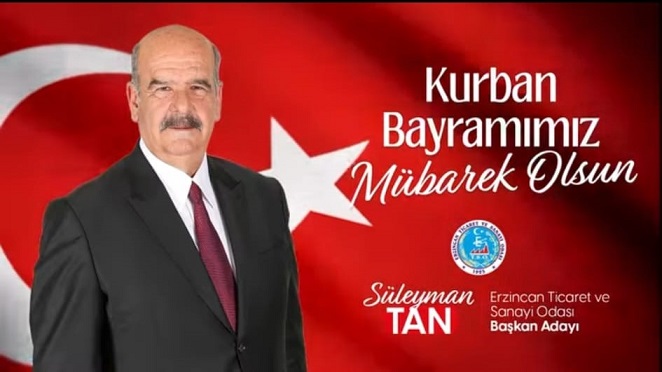 Erzincan Ticaret ve Sanayi Odası Başkan Adayı Süleyman Tan, Kurban