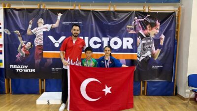 Hırvatistan’ın Opatija şehrinde düzenlenen U-13 Adria Youth International Badminton Turnuvası’nda