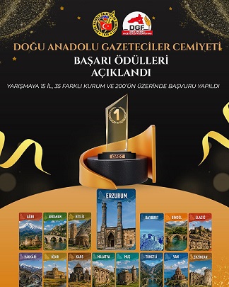 DAGC gazetecilik başarı ödülleri açıklandı. 14 ilden 200’ün üzerinde katılım