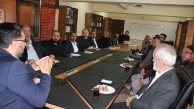 Erzincan İl Müftüsü İsmail Fakirullahoğlu, beraberinde Rahmi Elen ile birlikte