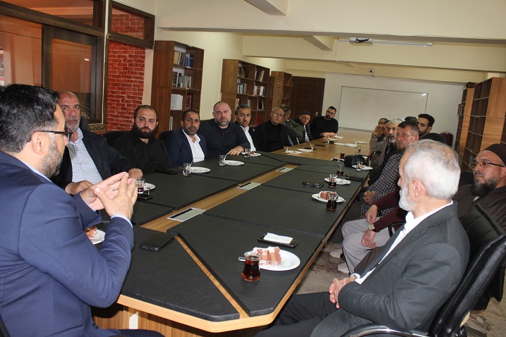 Erzincan İl Müftüsü İsmail Fakirullahoğlu, beraberinde Rahmi Elen ile birlikte