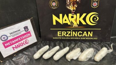Erzincan İl Emniyet Müdürlüğü Narkotik Suçlarla Mücadele Şube Müdürlüğü ekiplerince